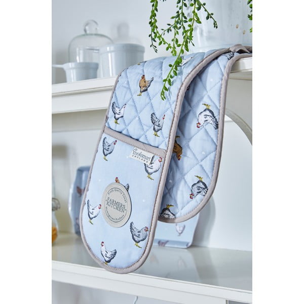 Medvilninė dviguba virtuvinė pirštinė Cooksmart® Farmers-image-1