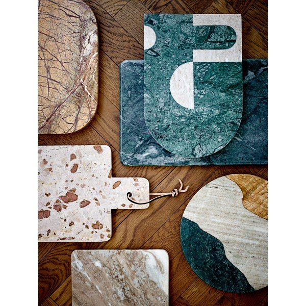 Iš marmuro dekoratyvinis padėklas 20x20 cm Gabrielle – Bloomingville-image-4