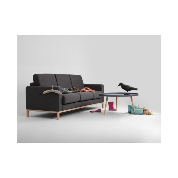 Antracito pilkos spalvos trijų vietų sofa "Custom Form Scandic-image-2