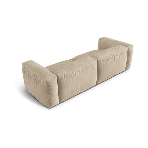 Smėlio spalvos iš velveto sofa 240 cm Martina – Micadoni -image-3