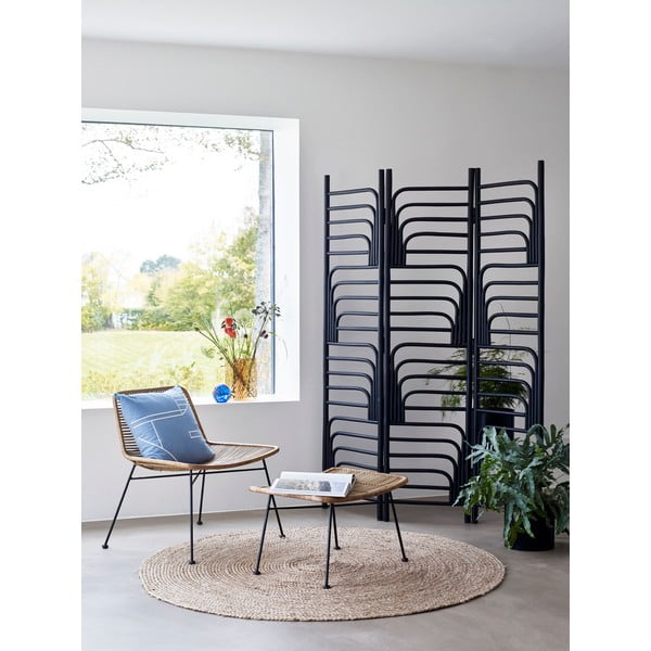 Oranžinė stiklinė vaza Hübsch Deco, aukštis 18 cm-image-2