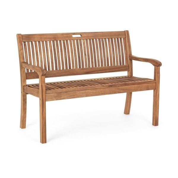 Natūralios spalvos medžio masyvo sodo suoliukas Noemi – Bizzotto-image-2