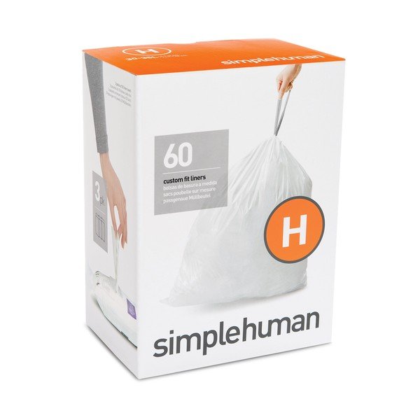 Ištraukiami šiukšlių maišai 60 vnt. 35 l H – simplehuman