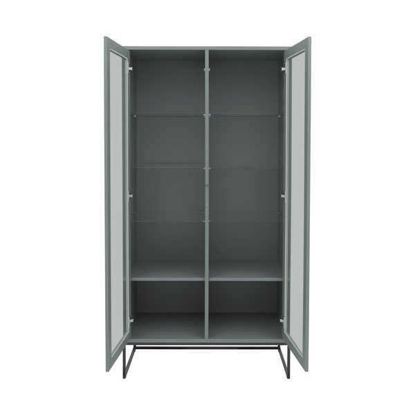 Pilkšvai žalios spalvos vitrina 90x178 cm Lipp - Tenzo-image-4