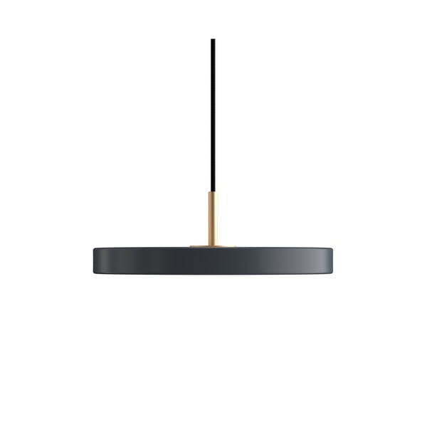 Kabantis šviestuvas antracito spalvos LED su metaliniu gaubtu ø 31 cm Asteria Mini – UMAGE-image-3