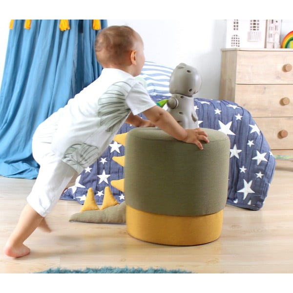 Vaikiškas pufas žalios spalvos Moouv – Artie-image-3