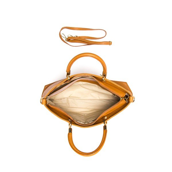 Odinė rankinė Luisa Vannini 1131 Cognac-image-3