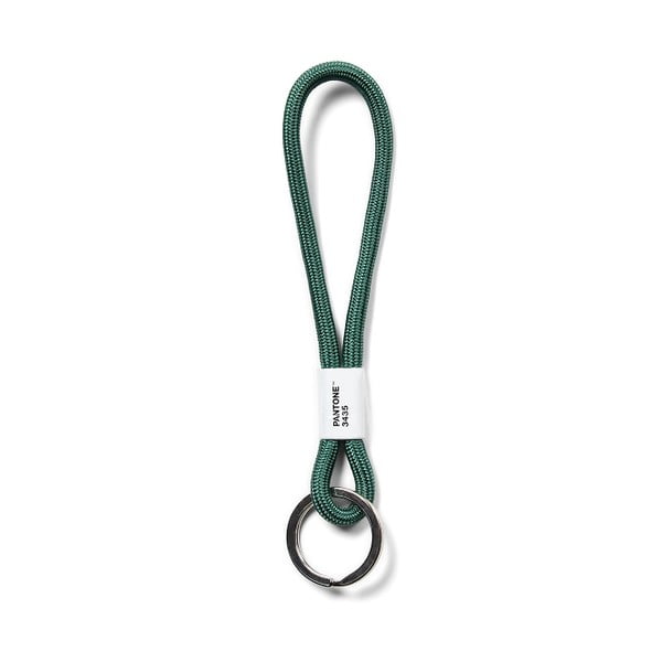 Raktų pakabukas tamsiai žalios spalvos Dark Green 3435 – Pantone