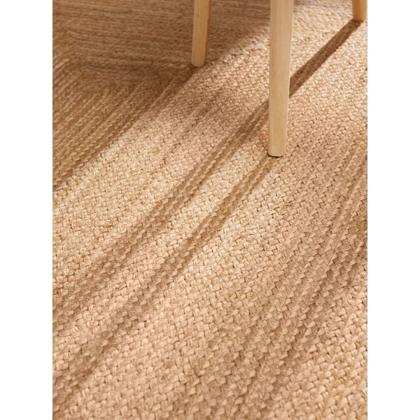 Apverčiamas/rankų darbo natūralios spalvos iš džiuto kilimas 80x150 cm Juno – Hanse Home-image-4