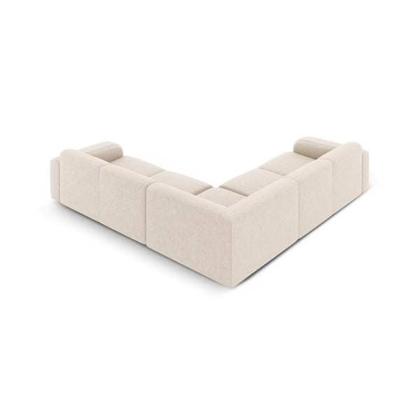Kampinė sofa smėlio spalvos (kintama/„L“ formos) Molino – Micadoni Home-image-2