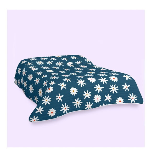 Dygsniuota lovatiesė mėlynos spalvos 180x260 cm Margaret – Aware-image-1