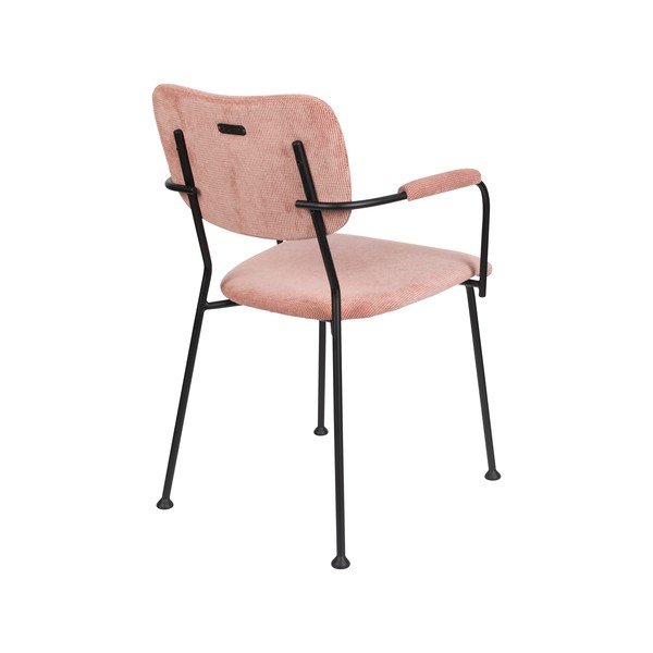 Valgomojo kėdės šviesiai rožinės spalvos 2 vnt. Benson – Zuiver-image-4