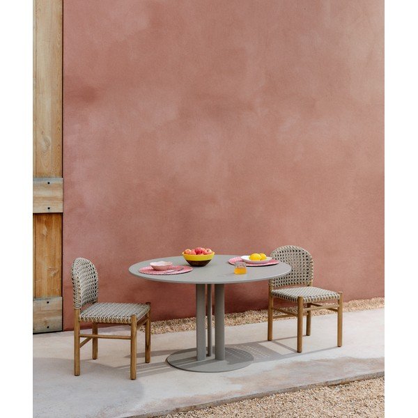 Apvalios formos sodo valgomojo stalas ø 120 cm Sedalis – Kave Home-image-1