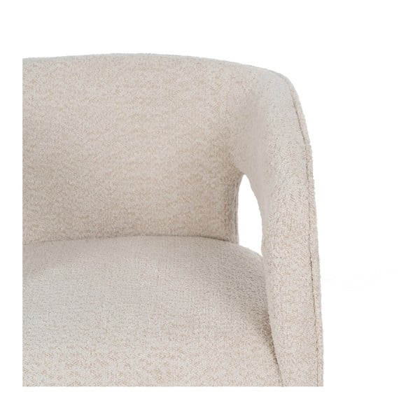 Iš boucle krėslas smėlio spalvos – Ixia-image-4