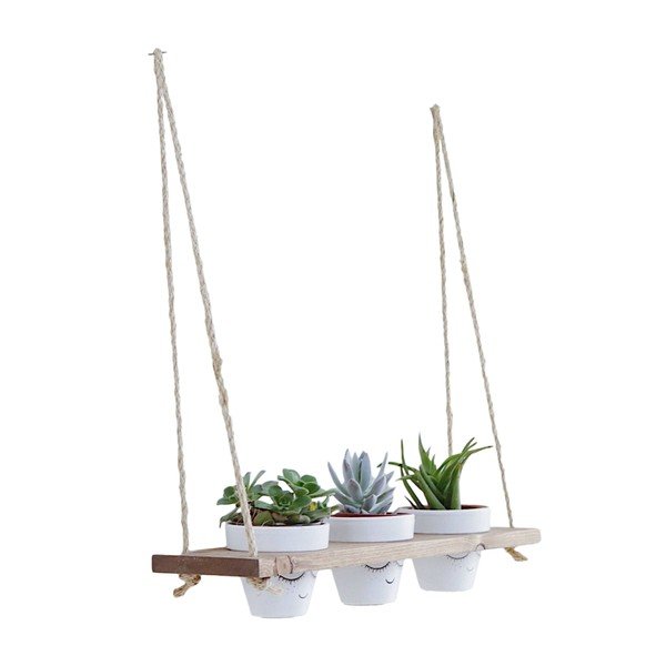 Iš medžio gėlių stovas (aukštis 80 cm) Gar – Kalune Design