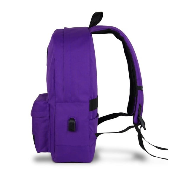 Violetinė kuprinė su USB jungtimi My Valice SPECTA Smart Bag-image-4