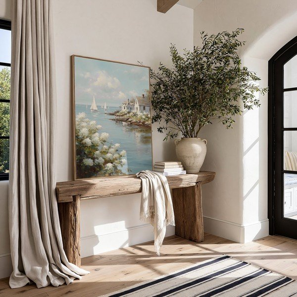 Spausdintas paveikslas su rėmeliu 60x80 cm Quiet Bay – Styler-image-1