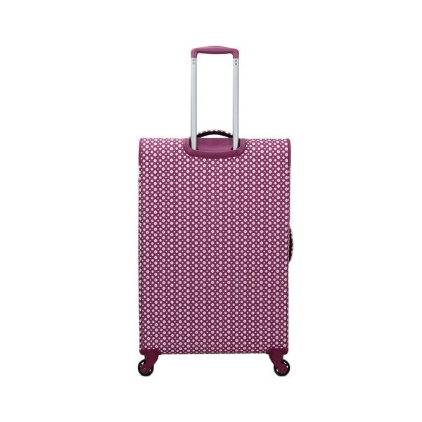 Violetinės ir rožinės spalvos 4 ratukų bagažas Lollipops Jenny, aukštis 77 cm-image-2