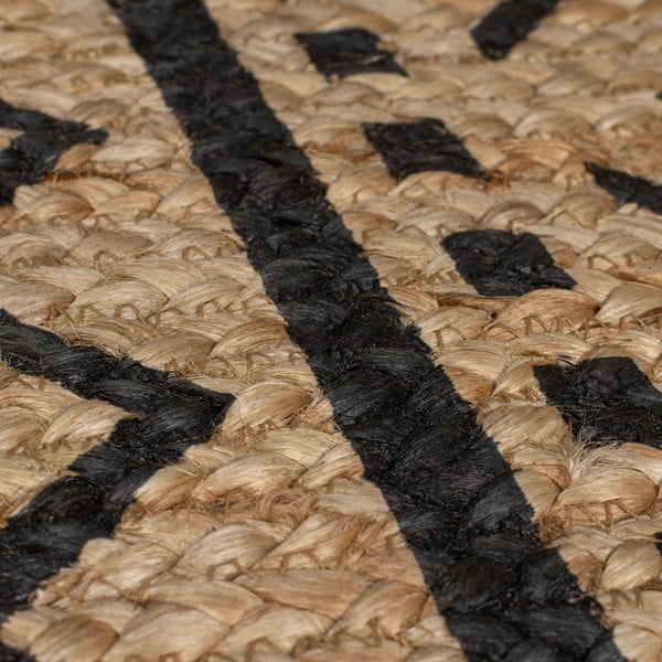 Kilimas iš džiuto natūralios spalvos 160x230 cm Luis – Flair Rugs-image-4