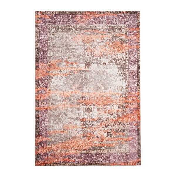 Smėlio ir oranžinės spalvos kilimas Floorita Vintage, 80 x 150 cm