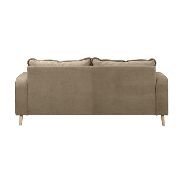 Šviesiai ruda sofa 193 cm Beata - Ropez-image-4