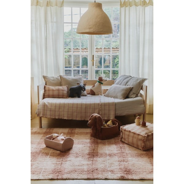 Rudos spalvos iš tekstilės vaikiškas krepšys 68x24x35 cm Poppy – Lorena Canals-image-3