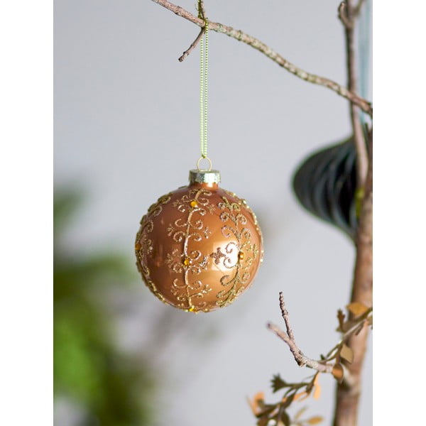 Iš stiklo Kalėdų eglutės žaisliukai ø 8 cm Ciri – Bloomingville-image-1