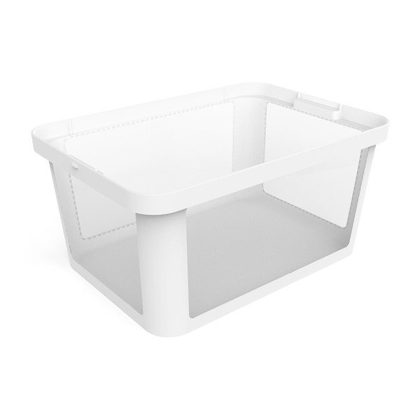 Baltos spalvos iš plastiko daiktadėžė 55,5x39x26,5 cm Albris – Rotho