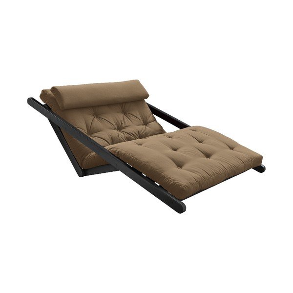 Dviejų vietų kintamas gultas Karup Design Figo Black/Mocca