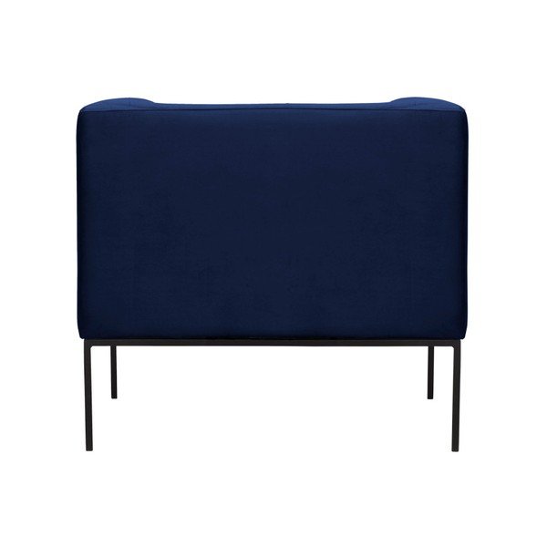 Tamsiai mėlynas aksominis fotelis Windsor & Co Sofas Neptune-image-4