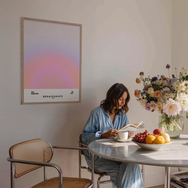 Spausdintas paveikslas su rėmeliu 50x70 cm Soft Nuances – Styler-image-1