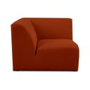 Iš boucle modulinė sofa raudonos plytų spalvos (kintama) Roxy – Scandic