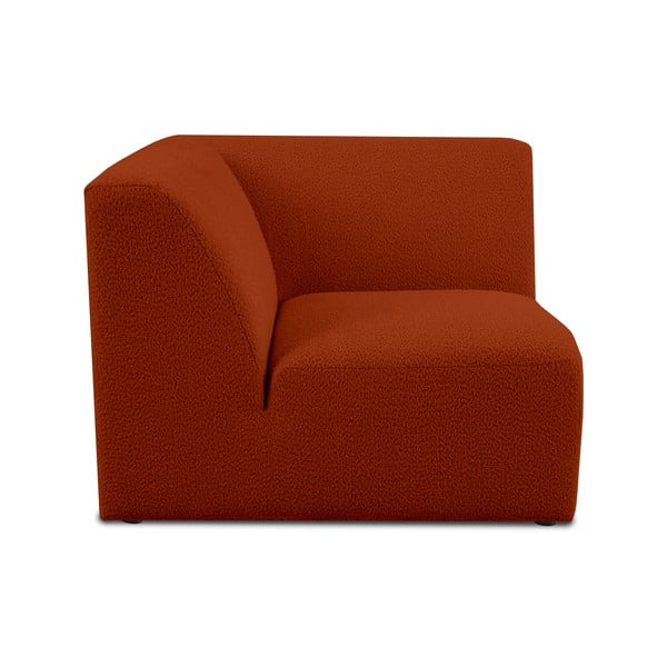 Iš boucle modulinė sofa raudonos plytų spalvos (kintama) Roxy – Scandic