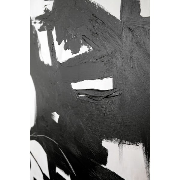 Rankomis tapytas paveikslas 100x100 cm Playblack 1 - Malerifabrikken-image-2