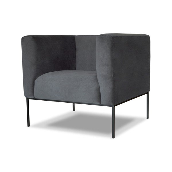 Pilkas fotelis "Windsor & Co. Sofos "Neptūnas-image-1