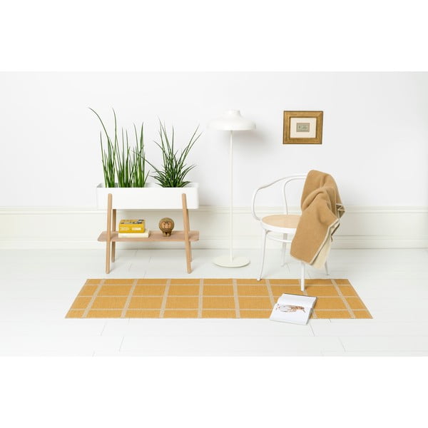 Ochros spalvos lauko kilimas 70x300 cm Ada Ochre – Pappelina-image-1