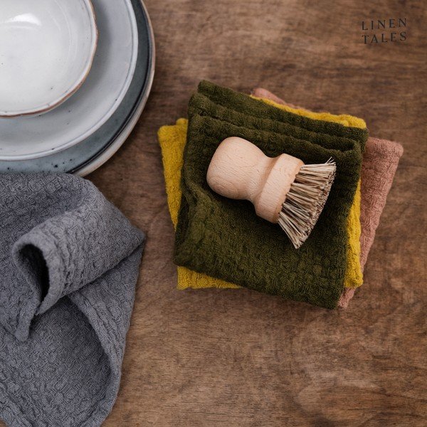 2 lininiai rankšluosčiai, 26x26 cm - Linen Tales-image-1