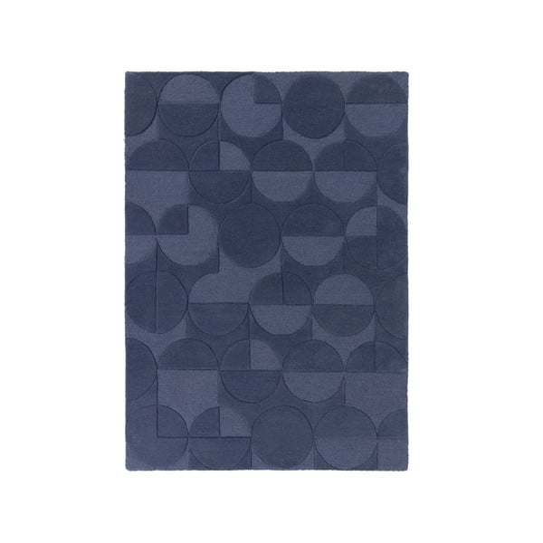 Mėlynas vilnonis kilimas Flair Rugs Gigi, 200 x 290 cm