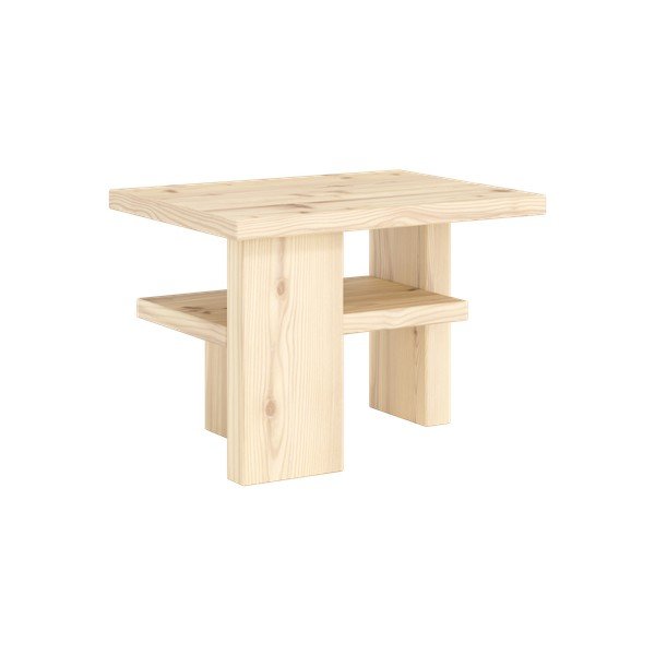 Iš pušies masyvo šoninis stalas 34x45 cm Japan – Karup Design-image-3