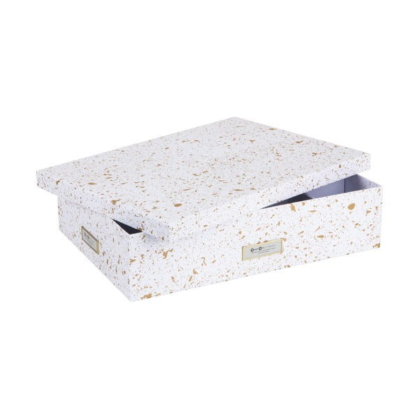 Aukso baltos spalvos dėžutė su skyreliais Bigso Box of Sweden Jakob-image-3