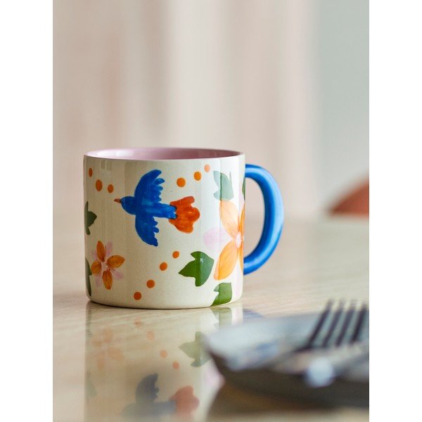 Juodos spalvos/smėlio spalvos iš keramikos puodeliai 2 vnt. 300 ml Maricala – Bloomingville-image-3