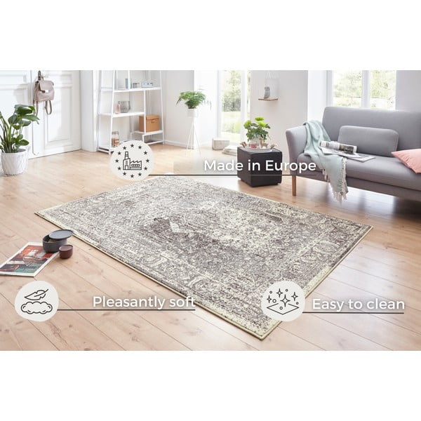 Pilkos ir kreminės spalvos kilimas Hanse Home Celebration Plume, 160 x 230 cm-image-3