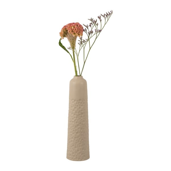 Smėlio spalvos keraminė vaza PT LIVING Carve, aukštis 27,5 cm-image-2