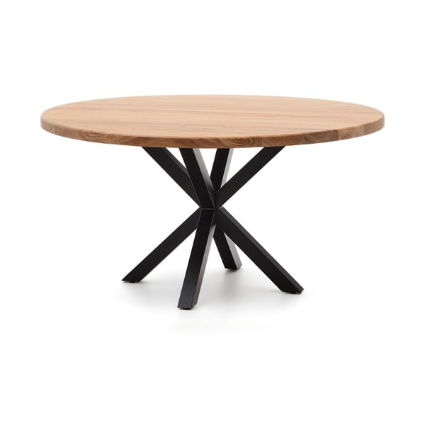 Valgomojo stalas su akacijos stalviršiu ø 150 cm Argo – Kave Home