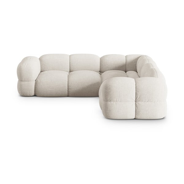 Smėlio spalvos kampinė sofa Loretto – Cosmopolitan Design