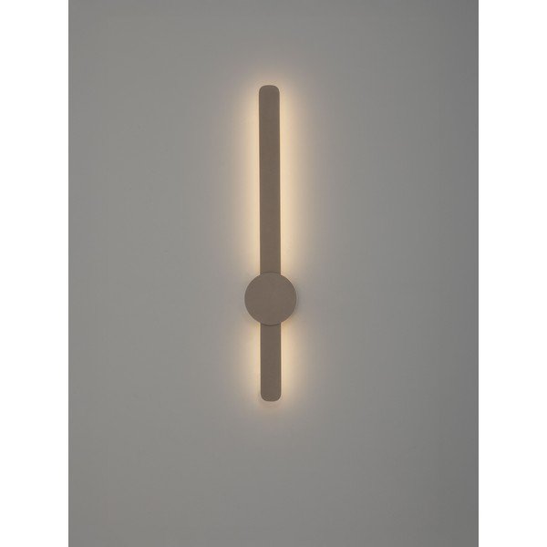 Pilkai smėlinės spalvos iš aliuminio sieninė lempa LED Norei – Nova Luce-image-3