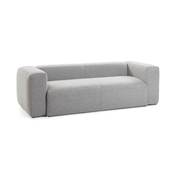 Šviesiai pilka sofa "La Forma Blok