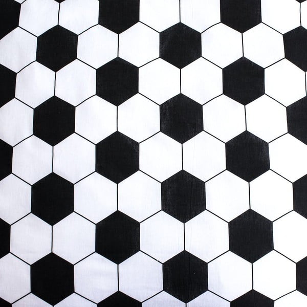 Žalios spalvos iš medvilnės viengulė vaikiška patalynė 140x200 cm Football – Jerry Fabrics-image-4