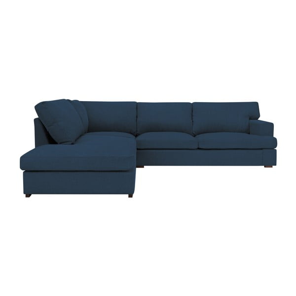 Mėlyna "Windsor & Co Sofos Daphne" kampinė sofa, kairysis kampas