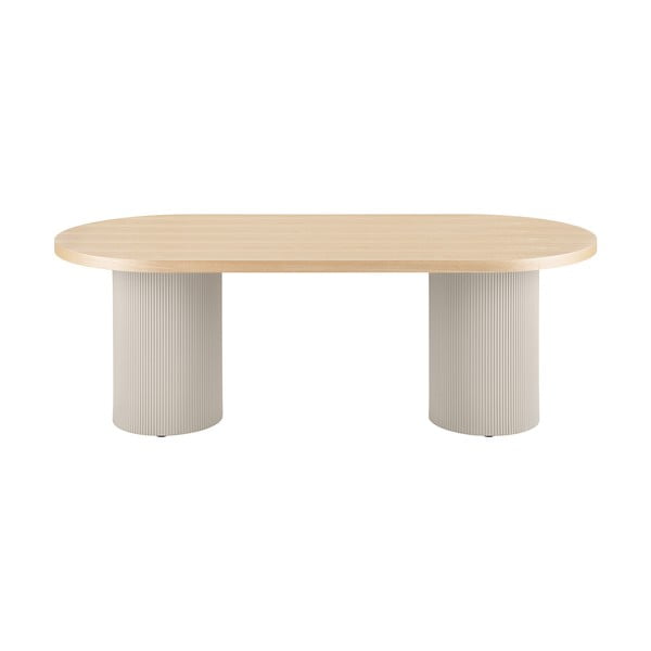 Valgomojo stalas su uosio dekoro stalviršiu 100x220 cm Solva – House Nordic-image-2